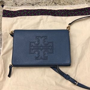 New Tory Burch Harper crossbody wallet